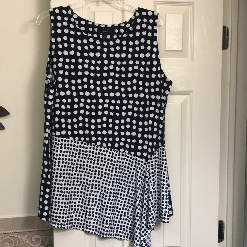 Alfani sleeveless blouse.